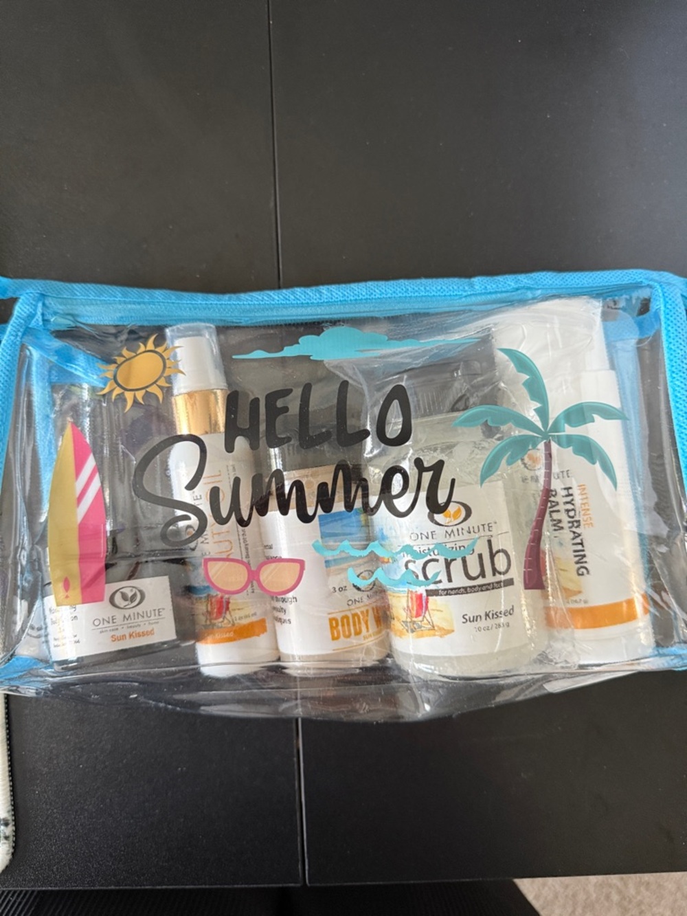 Sun Kissed Body Scrub & Hydrating Set - Blue